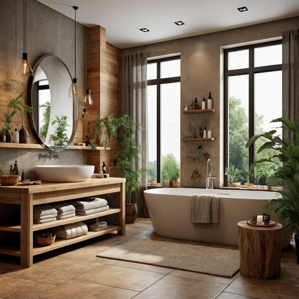 25 + Earthy Warm Bathroom Decor Ideas & Inspirations - Vividly Aesthetic